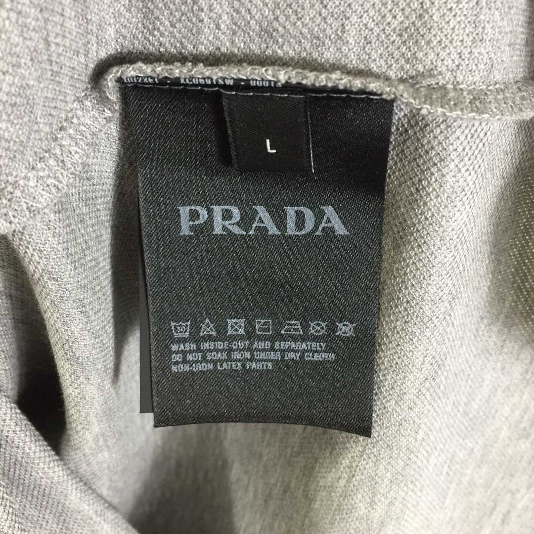 Prada Logo Cotton Polo Shirt - PerfectKickZ