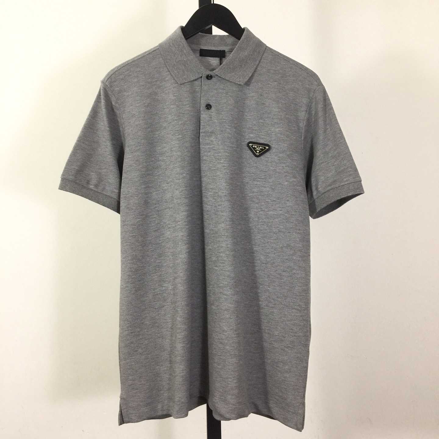 Prada Logo Cotton Polo Shirt - PerfectKickZ