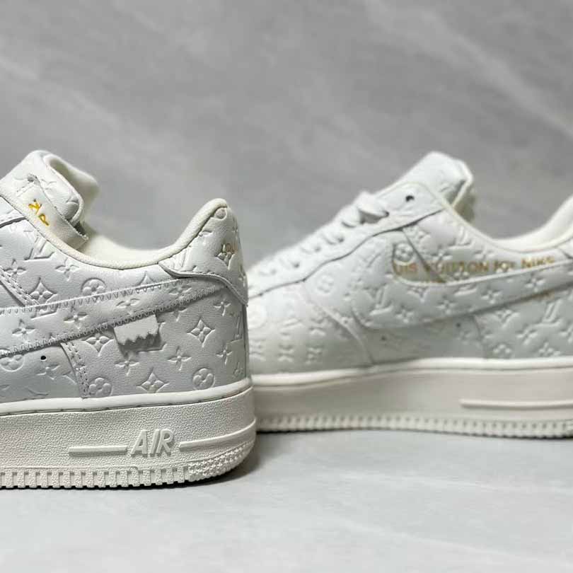 Louis Vuitton X Nike Air Force 1 Sneaker In White - PerfectKickZ