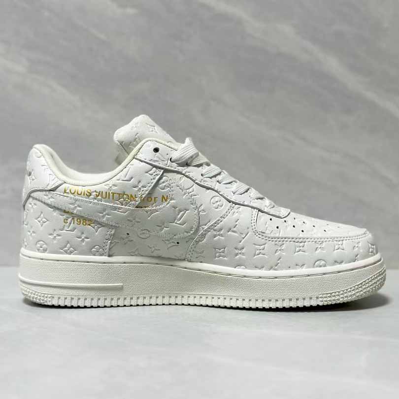 Louis Vuitton X Nike Air Force 1 Sneaker In White - PerfectKickZ