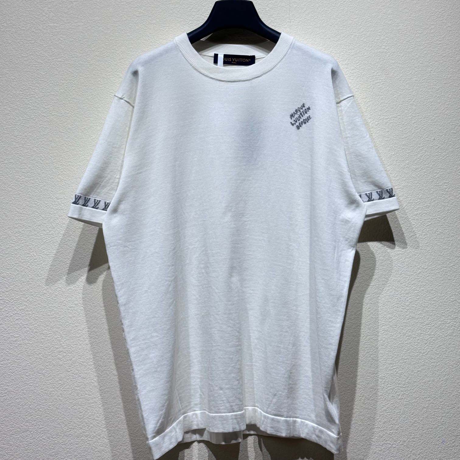 Louis Vuitton Short-Sleeved Cotton Crewneck   1AGKM5 - PerfectKickZ