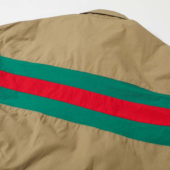 Gucci Classic Red And Green Striped Jacket - 