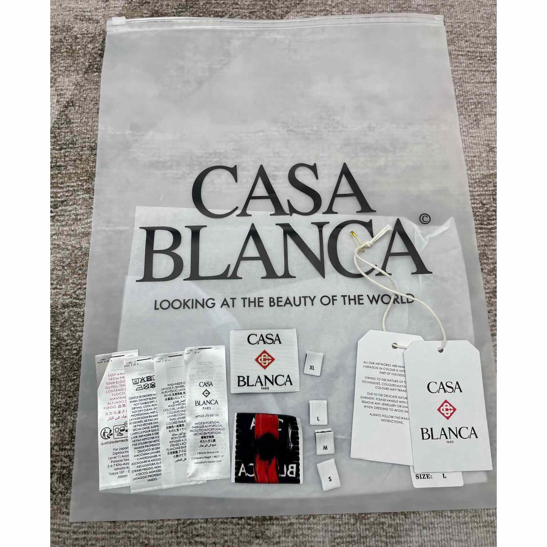 Casablanca Tennis Club Icon T-Shirt   C997 - PerfectKickZ