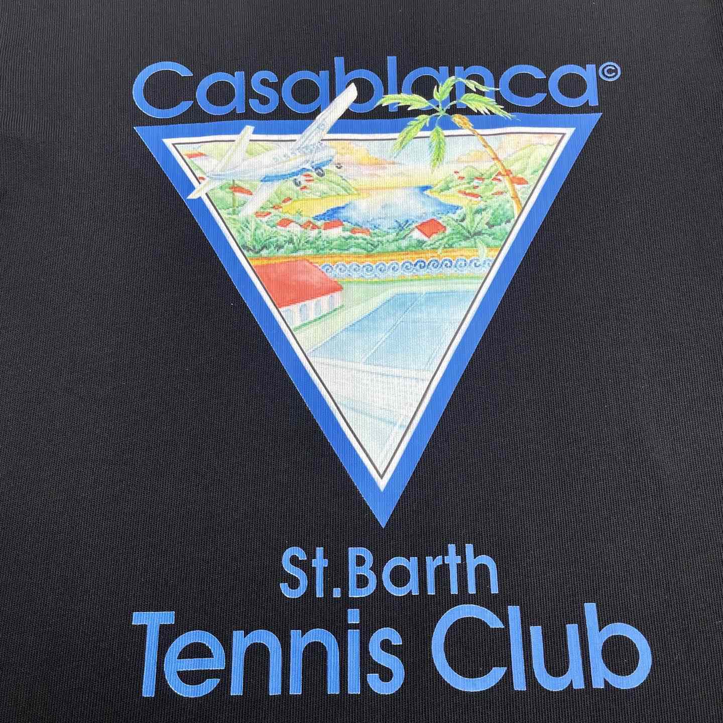 Casablanca Tennis Club Icon T-Shirt   C997 - PerfectKickZ