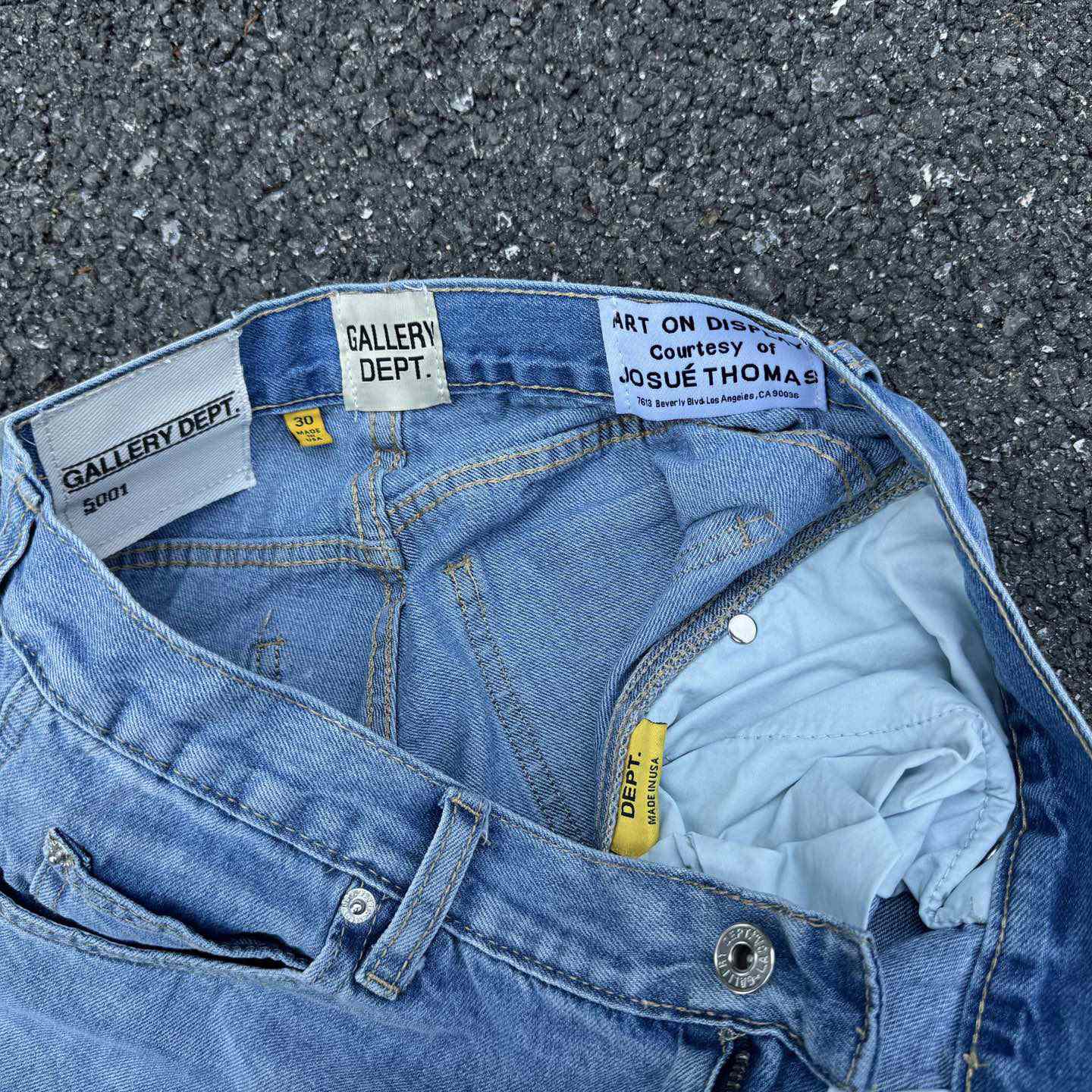 Gallery Dept. Reconstructed Denim Carpenter Shorts - PerfectKickZ