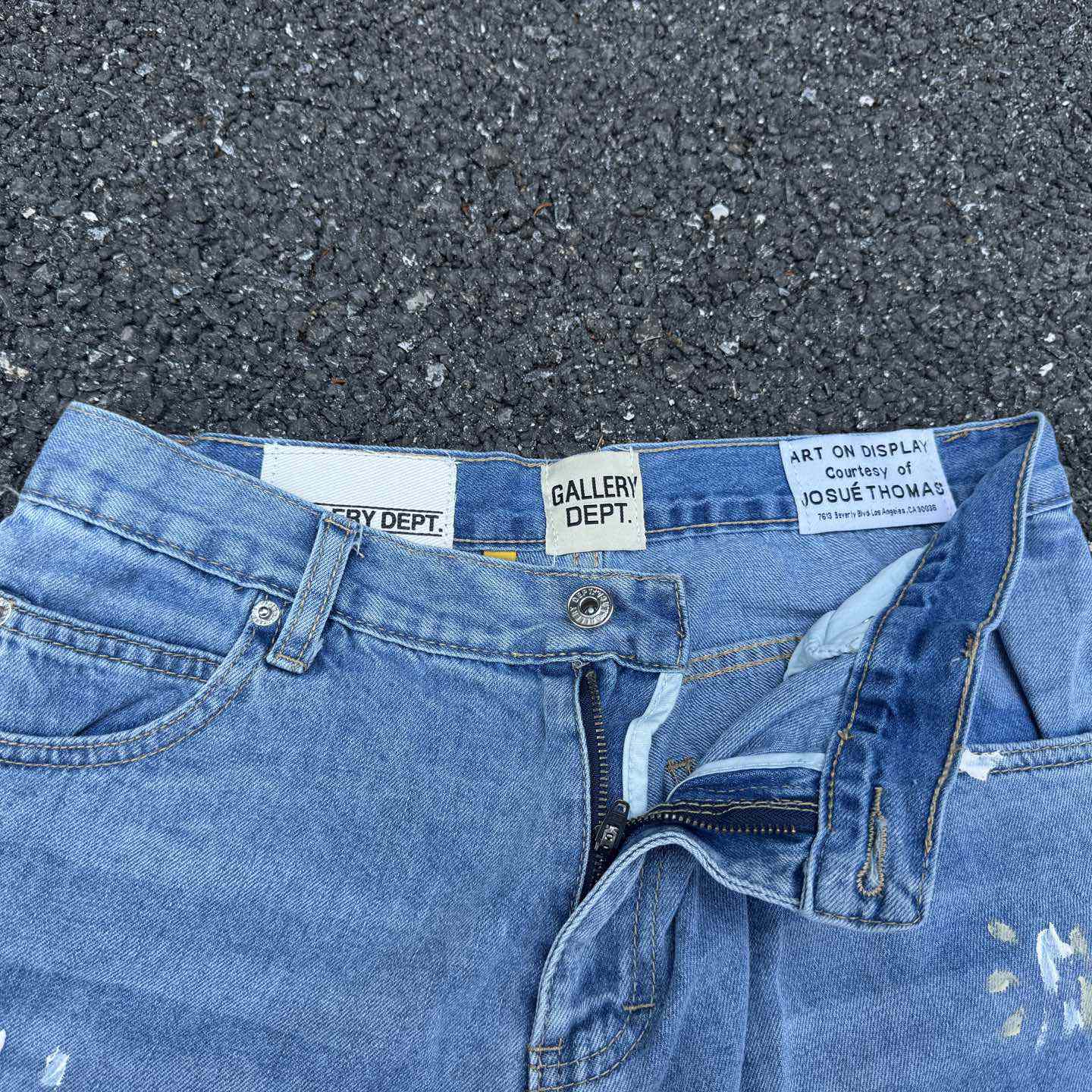 Gallery Dept. Reconstructed Denim Carpenter Shorts - PerfectKickZ