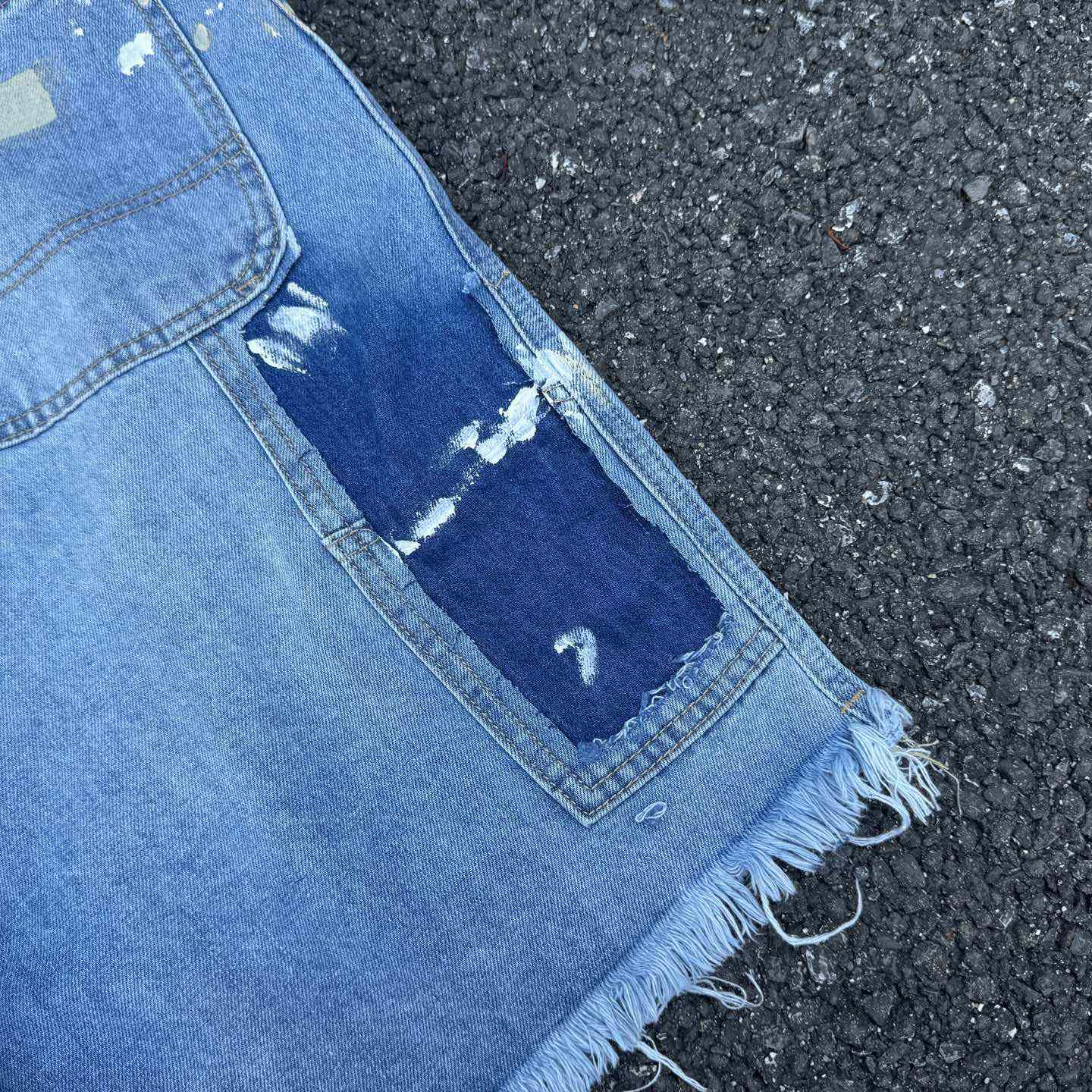 Gallery Dept. Reconstructed Denim Carpenter Shorts - PerfectKickZ