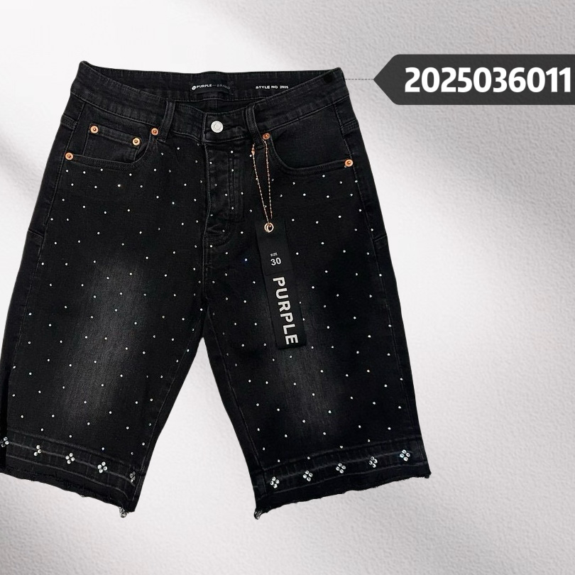 Purple-Brand Denim Shorts    6011 - PerfectKickZ