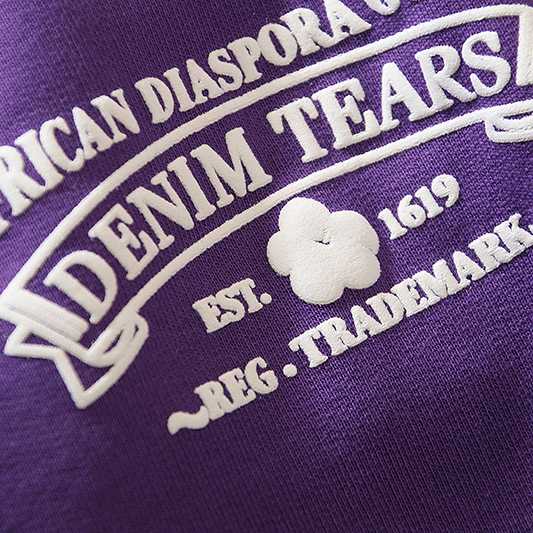 Denim Tears ADG Sweatpants Washed Purple - PerfectKickZ