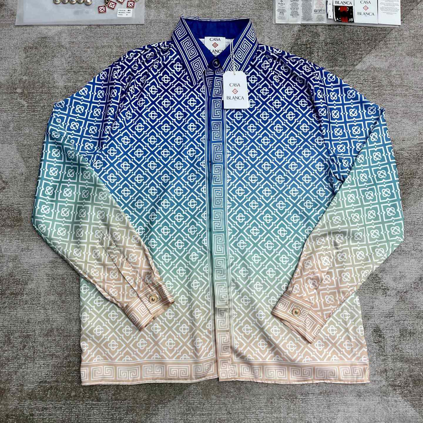 Casablanca Gradient-effect Shirt    CA3528 - PerfectKickZ
