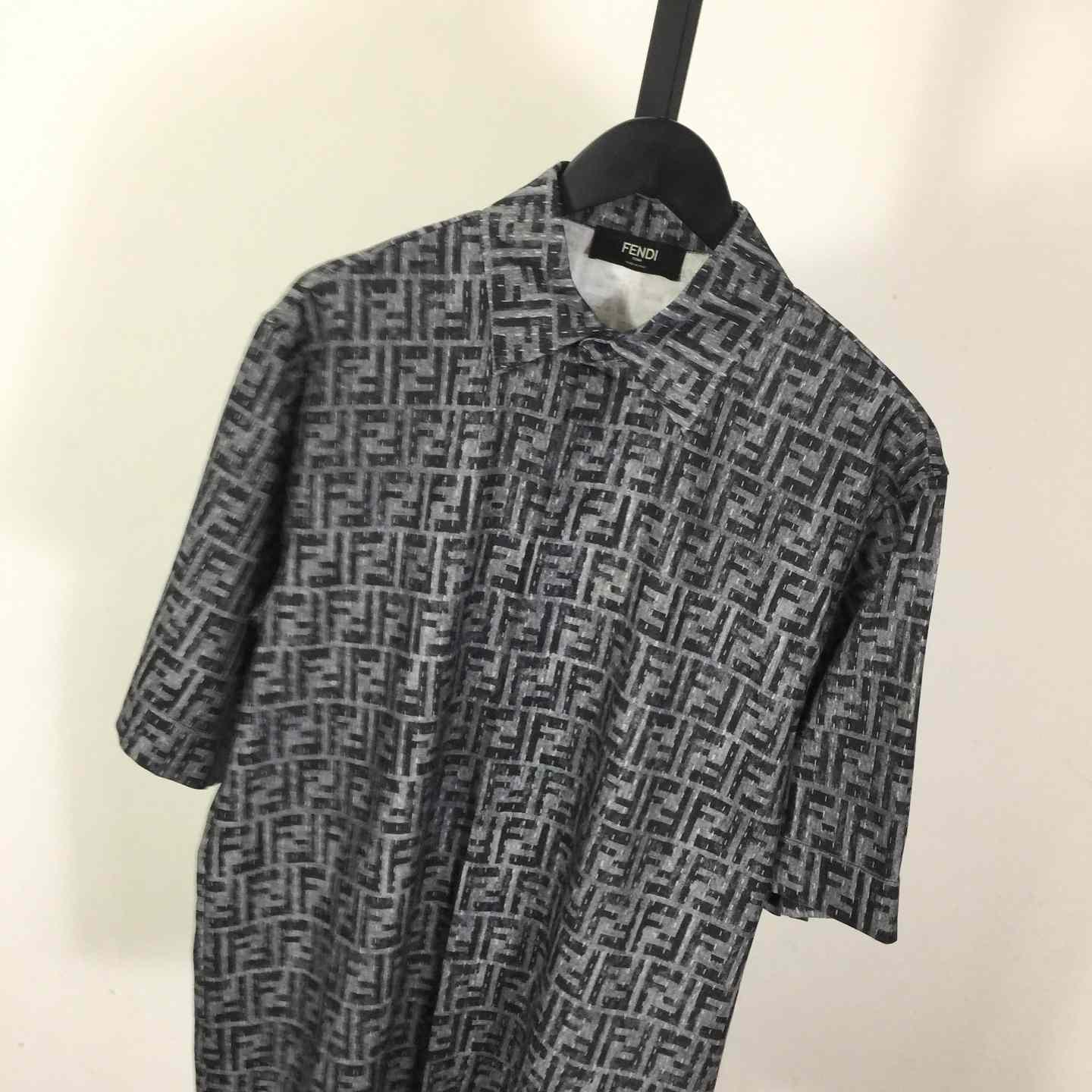 Fendi Allover Logo Printed Shirt - PerfectKickZ