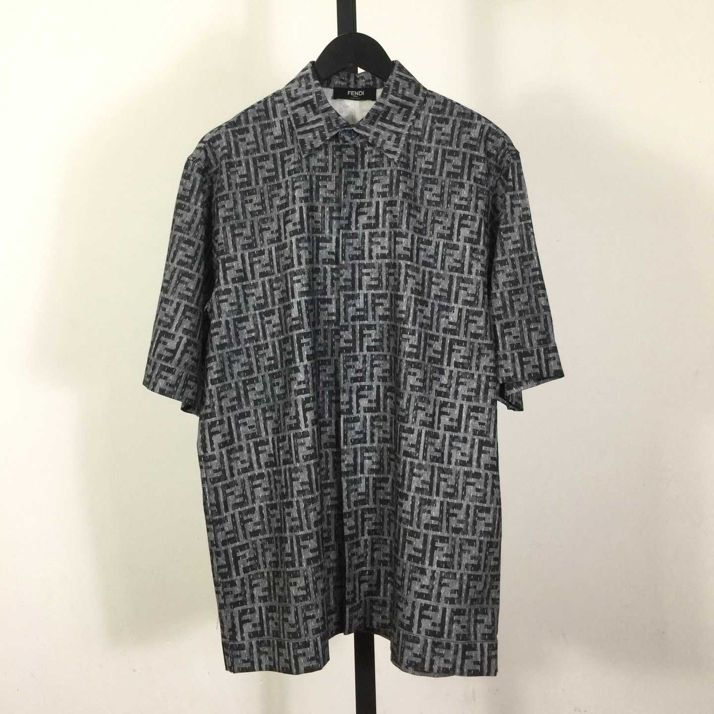 Fendi Allover Logo Printed Shirt - PerfectKickZ
