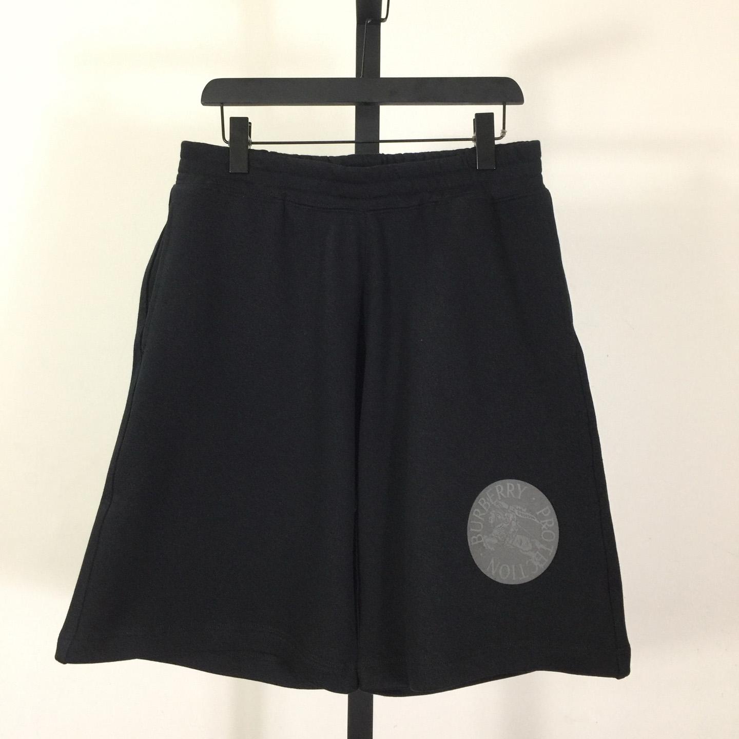 Burberry EKD Badge Cotton Shorts - PerfectKickZ