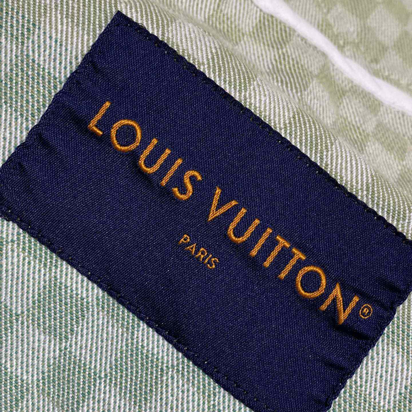 Louis Vuitton Damier Gradient Jacquard Denim Jacket   1AGTF1 - PerfectKickZ