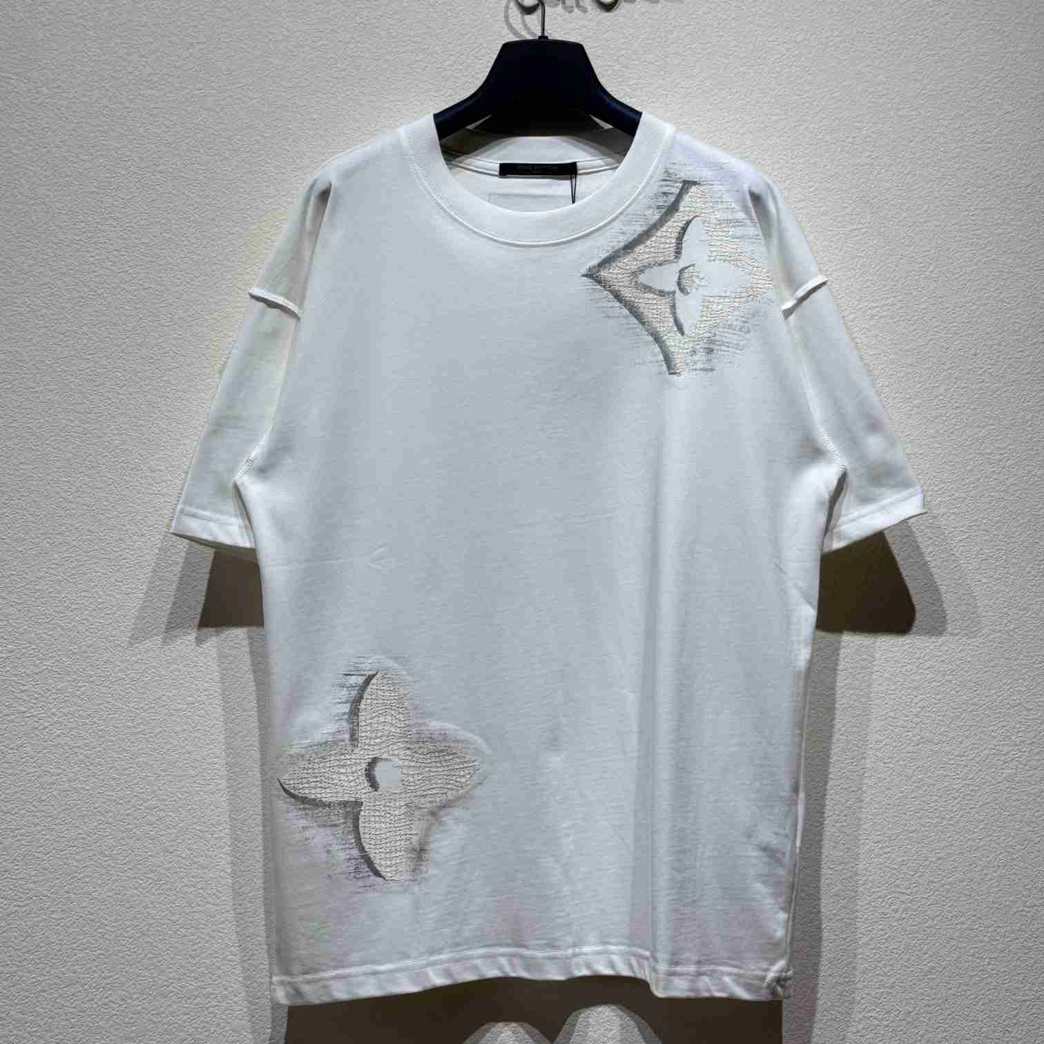 Louis Vuitton Short-Sleeved Cotton Crewneck    - PerfectKickZ