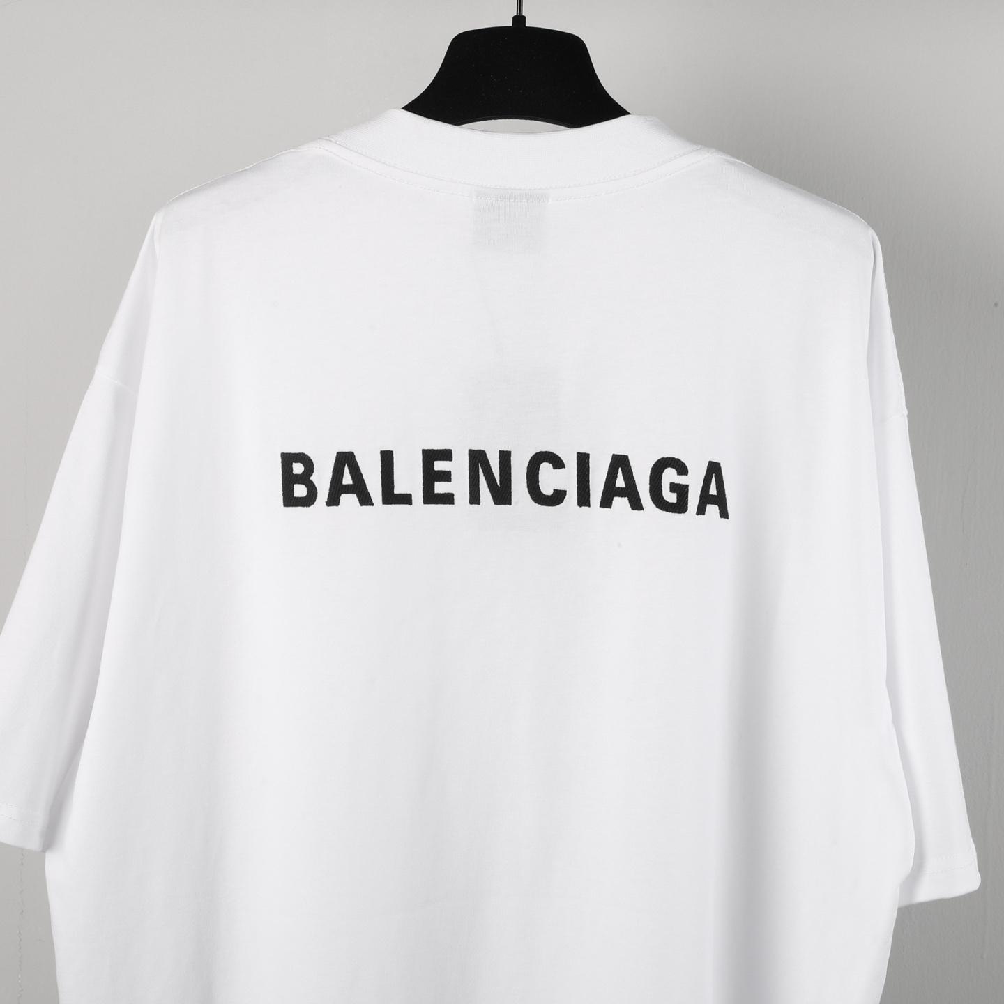 Balenciaga Logo-embroidered T-shirt - PerfectKickZ