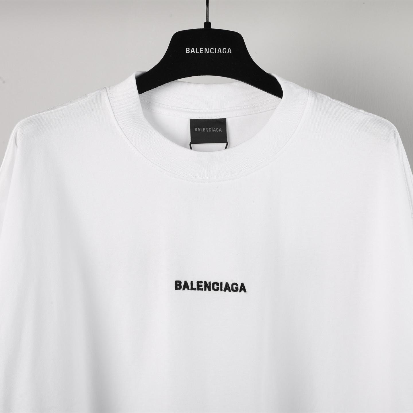 Balenciaga Logo-embroidered T-shirt - PerfectKickZ