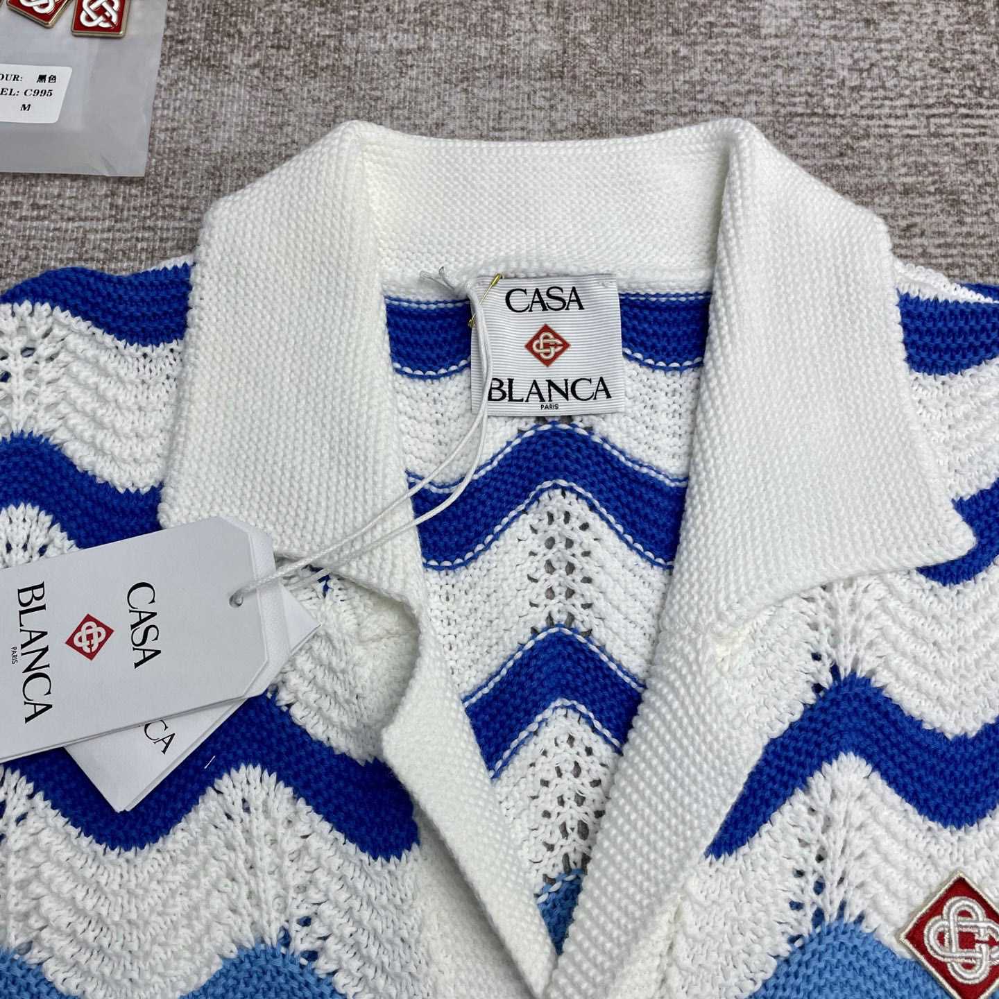Casablanca Wave Shirt   D0086 - PerfectKickZ