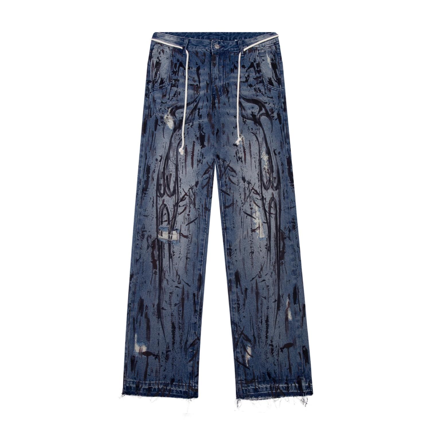Hellstar Denim Jeans 'Blue' - PerfectKickZ