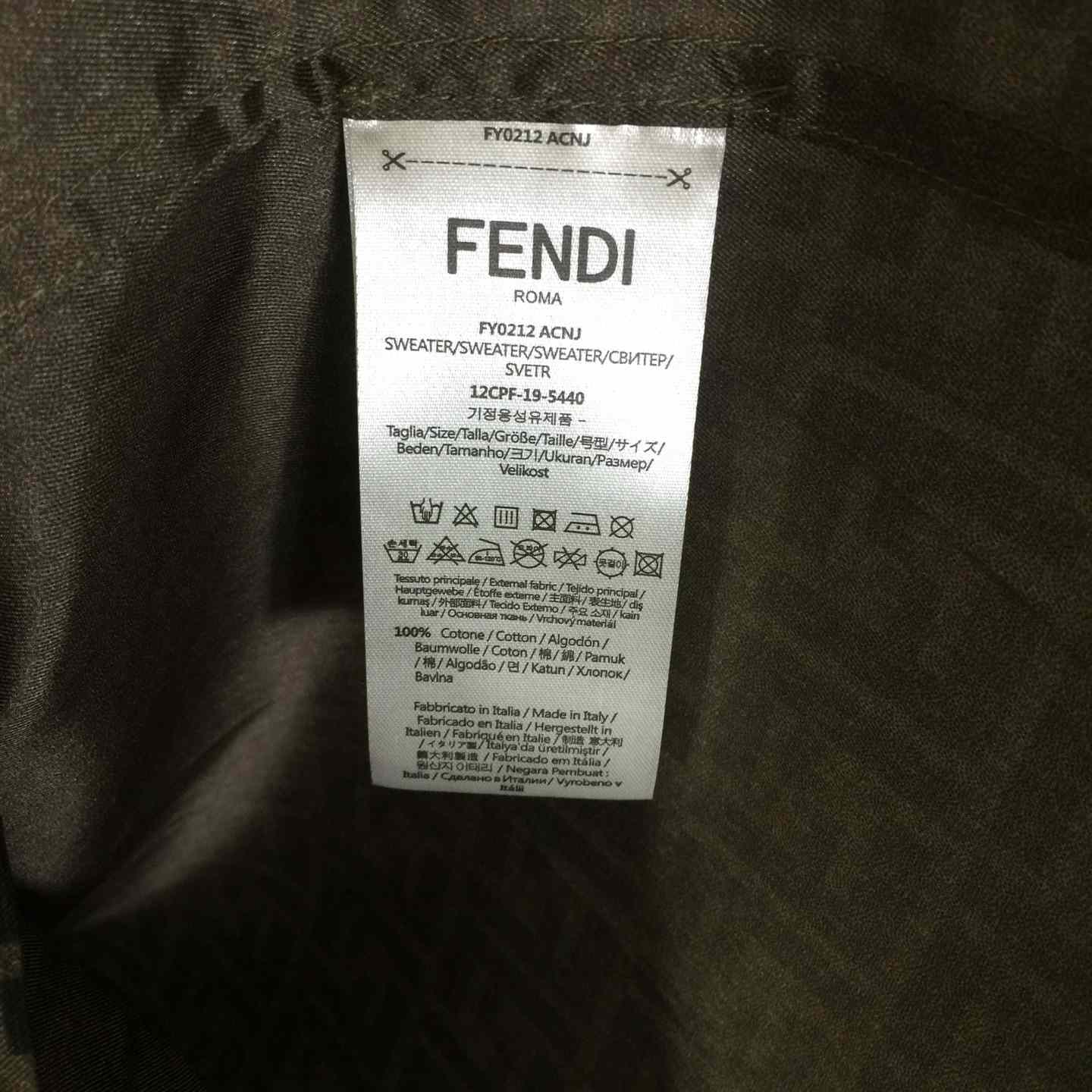 Fendi Brown Silk Shirt - PerfectKickZ