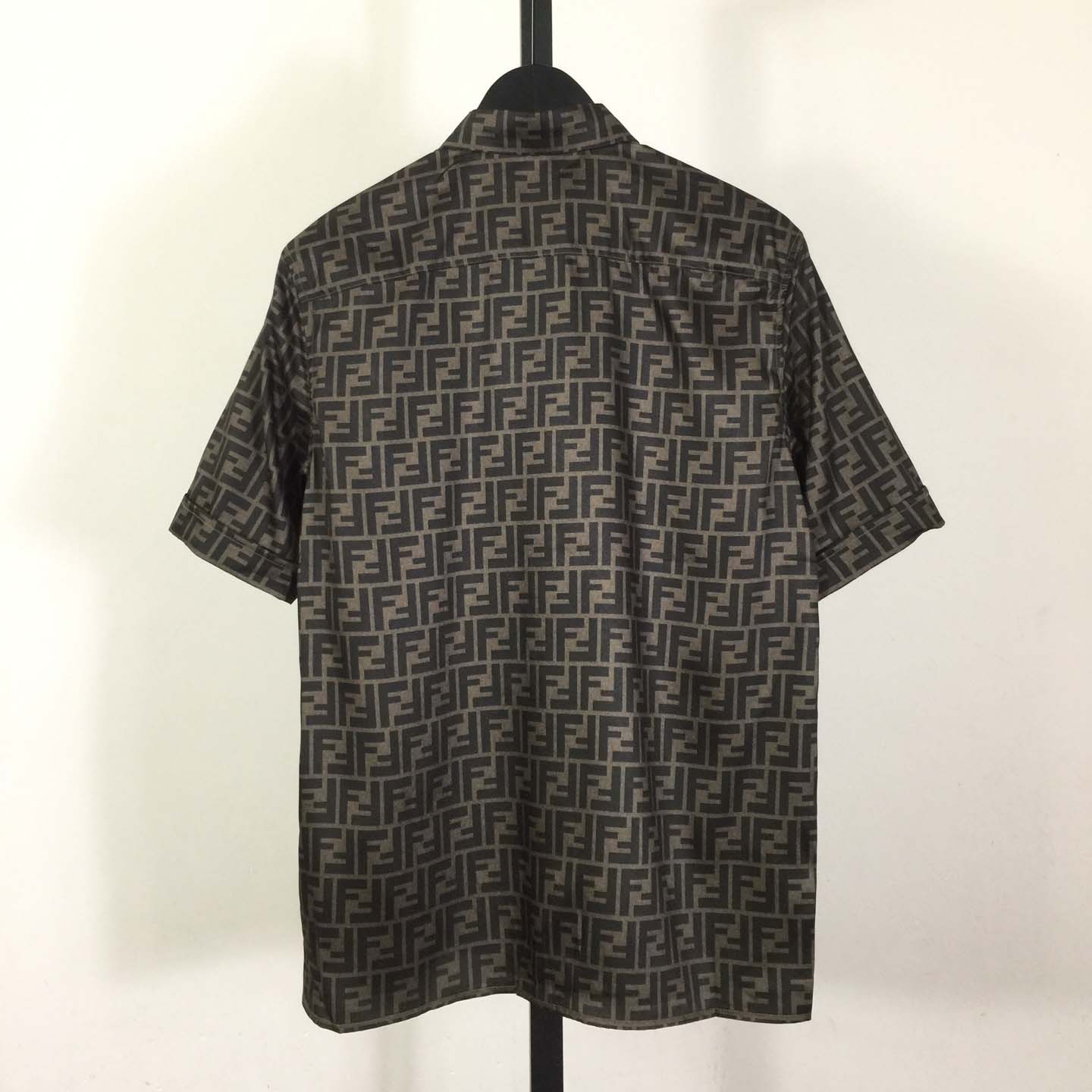 Fendi Brown Silk Shirt - PerfectKickZ