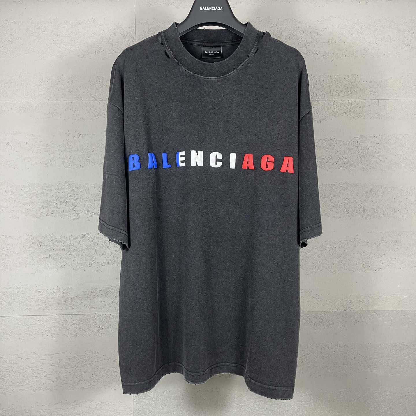 Balenciaga International Short Sleeve Cropped T-Shirt - PerfectKickZ
