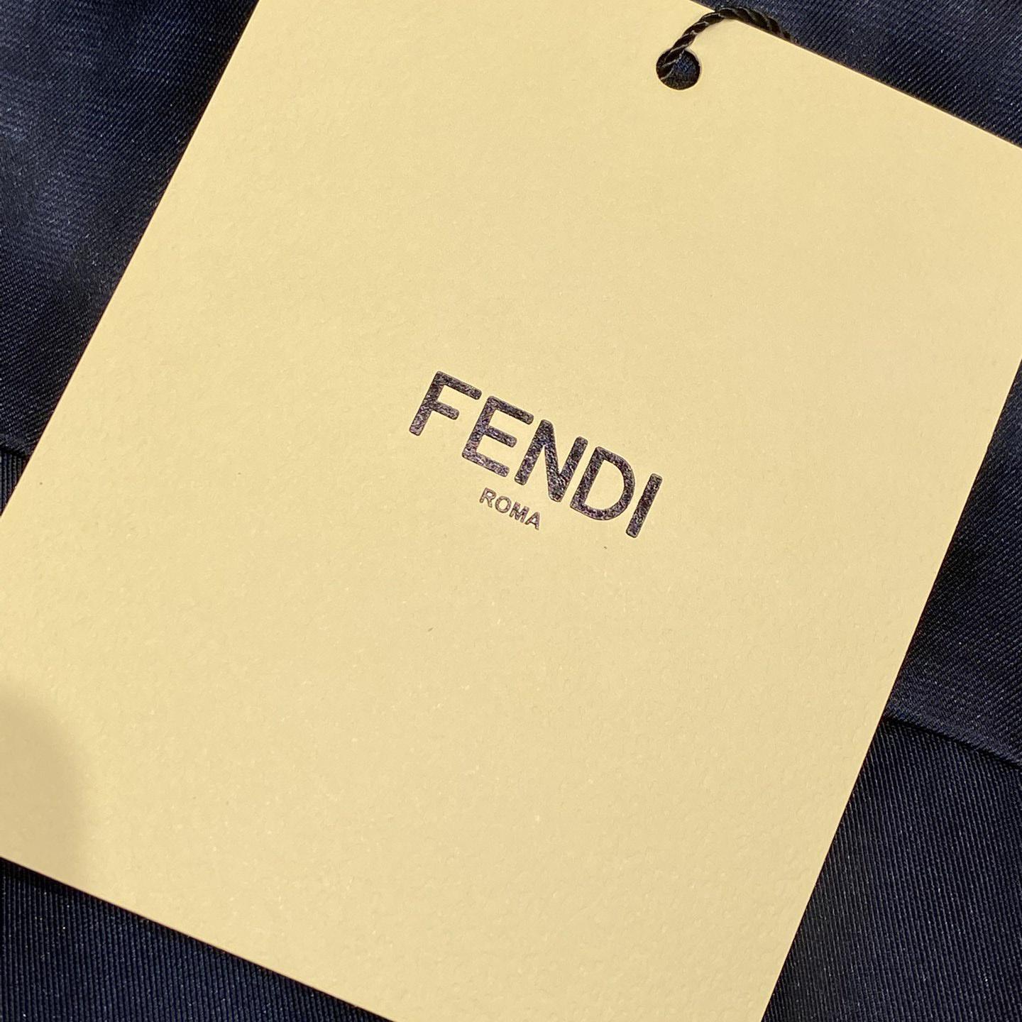 Fendi Allover Logo Printed Buttoned Shirt - PerfectKickZ