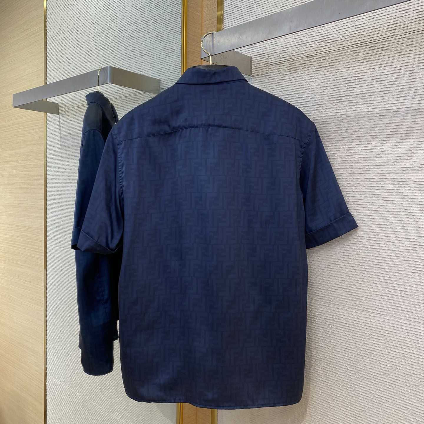 Fendi Allover Logo Printed Buttoned Shirt - PerfectKickZ