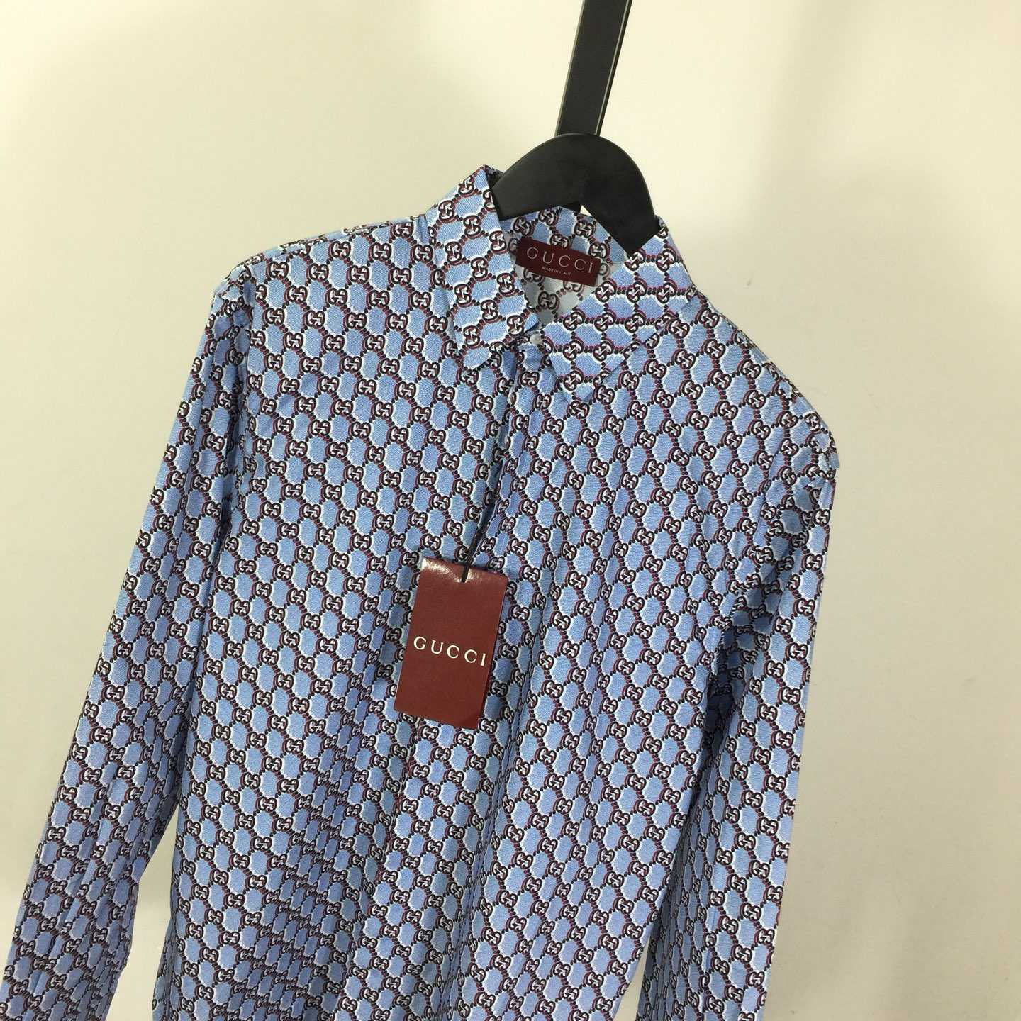 Gucci Printed Cotton Shirt  - PerfectKickZ