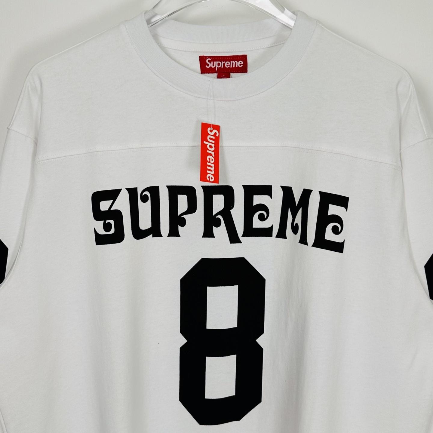Supreme Affiliated L/S Football Top White - PerfectKickZ