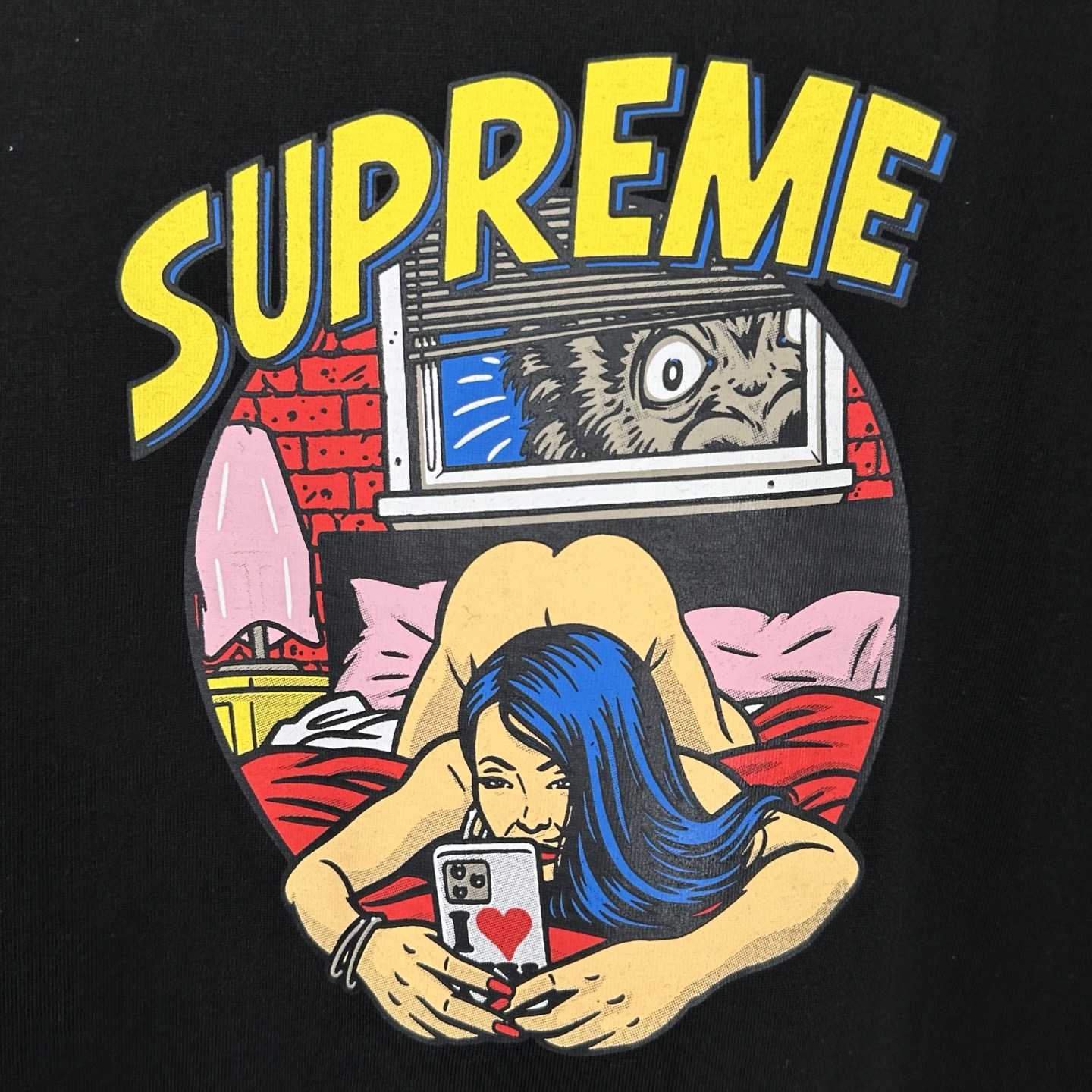 Supreme Bedroom Tee 'Black' - PerfectKickZ
