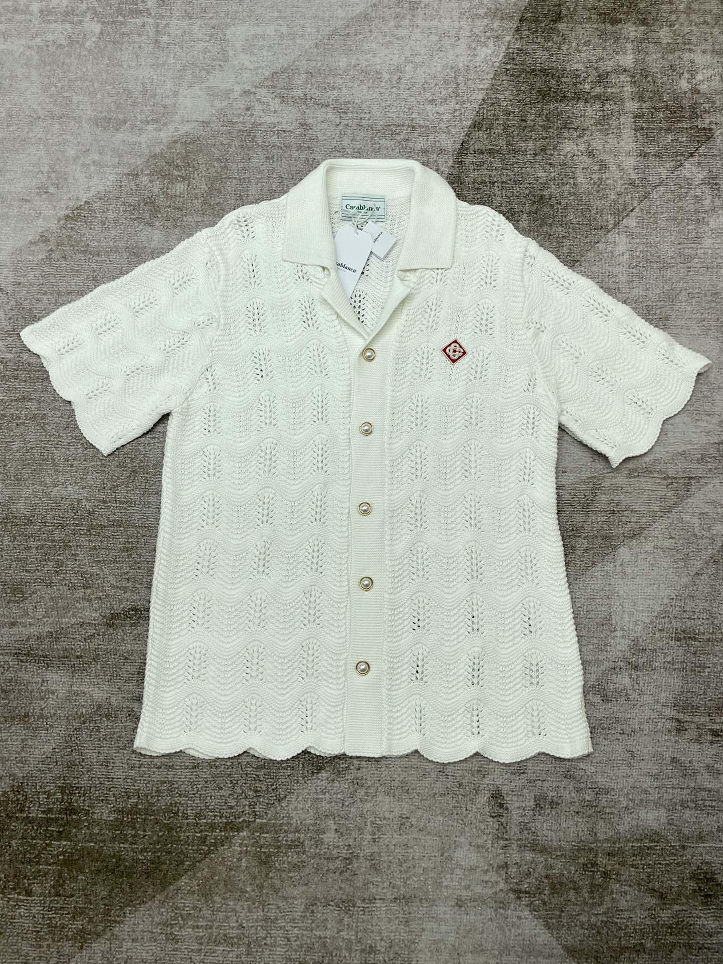 Casablanca Wave Shirt   D0033 - PerfectKickZ