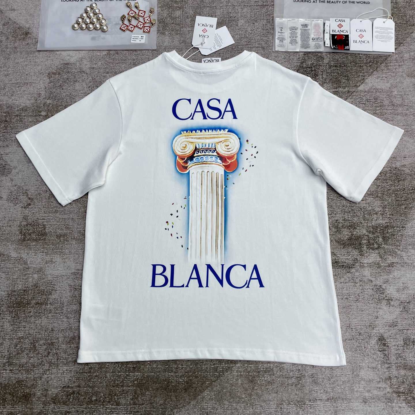 Casablanca La Colonne T-Shirt   C955 - PerfectKickZ