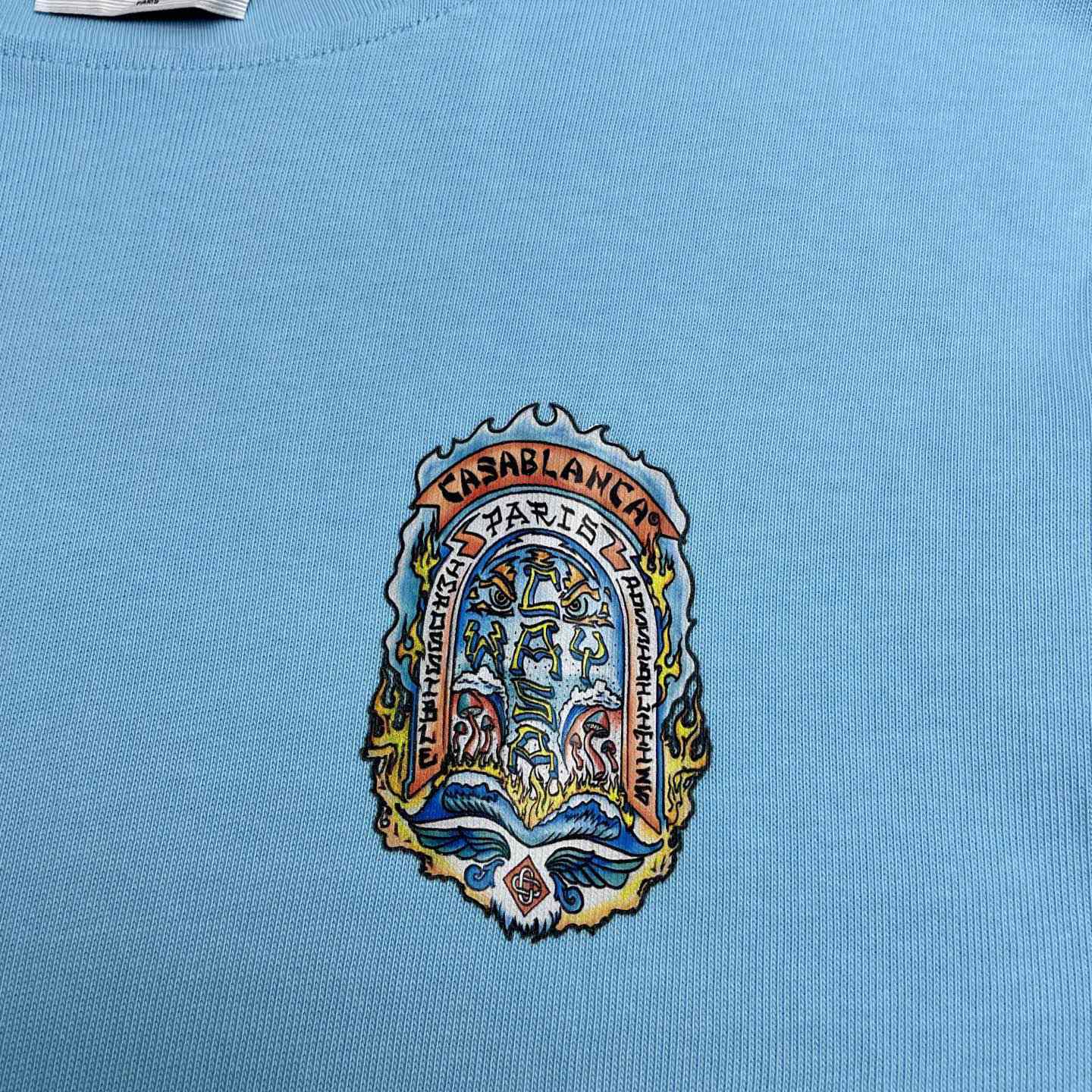 Casablanca Casa Way Skate Printed T-shirt   C981 - PerfectKickZ