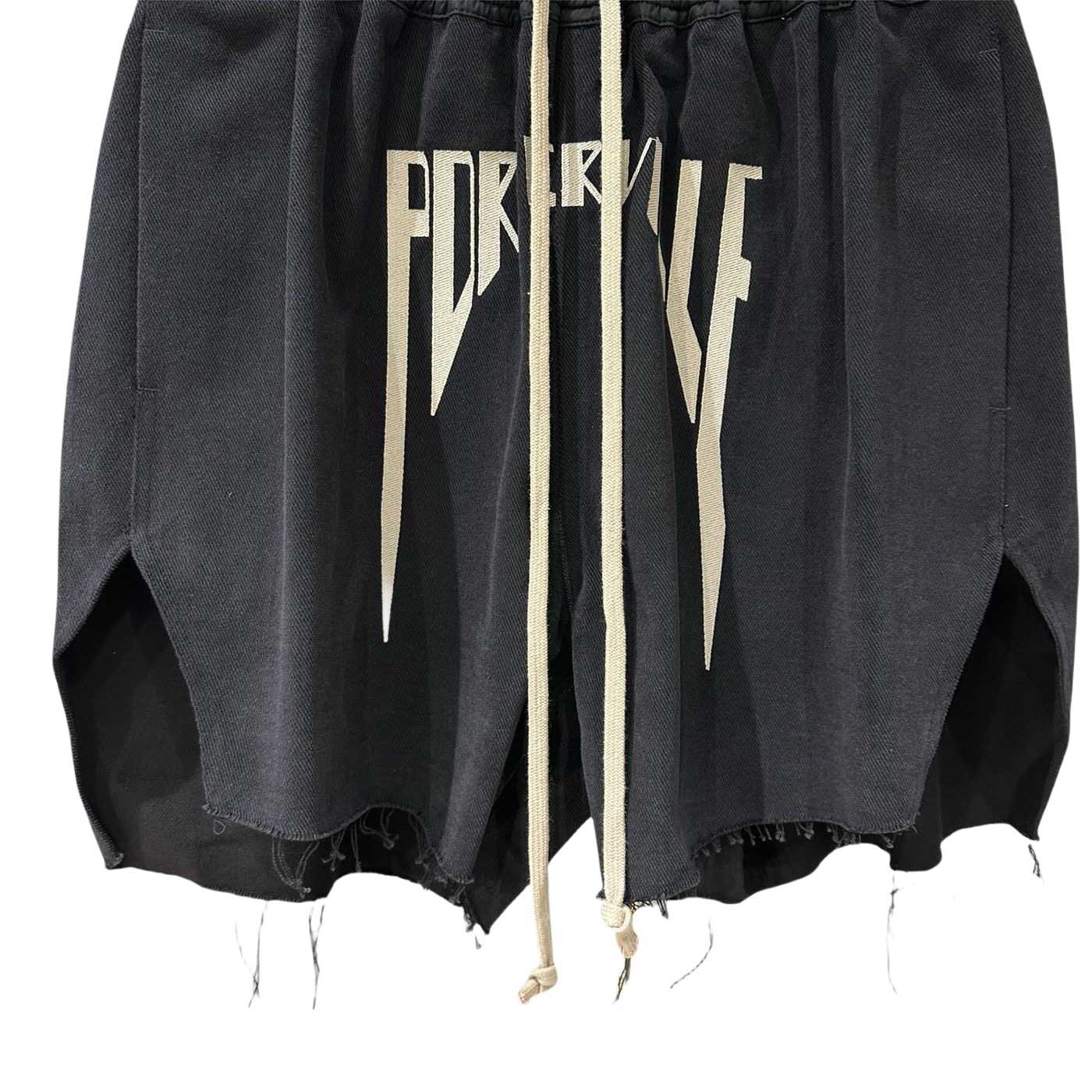Rick Owens Embroidered Shorts - PerfectKickZ