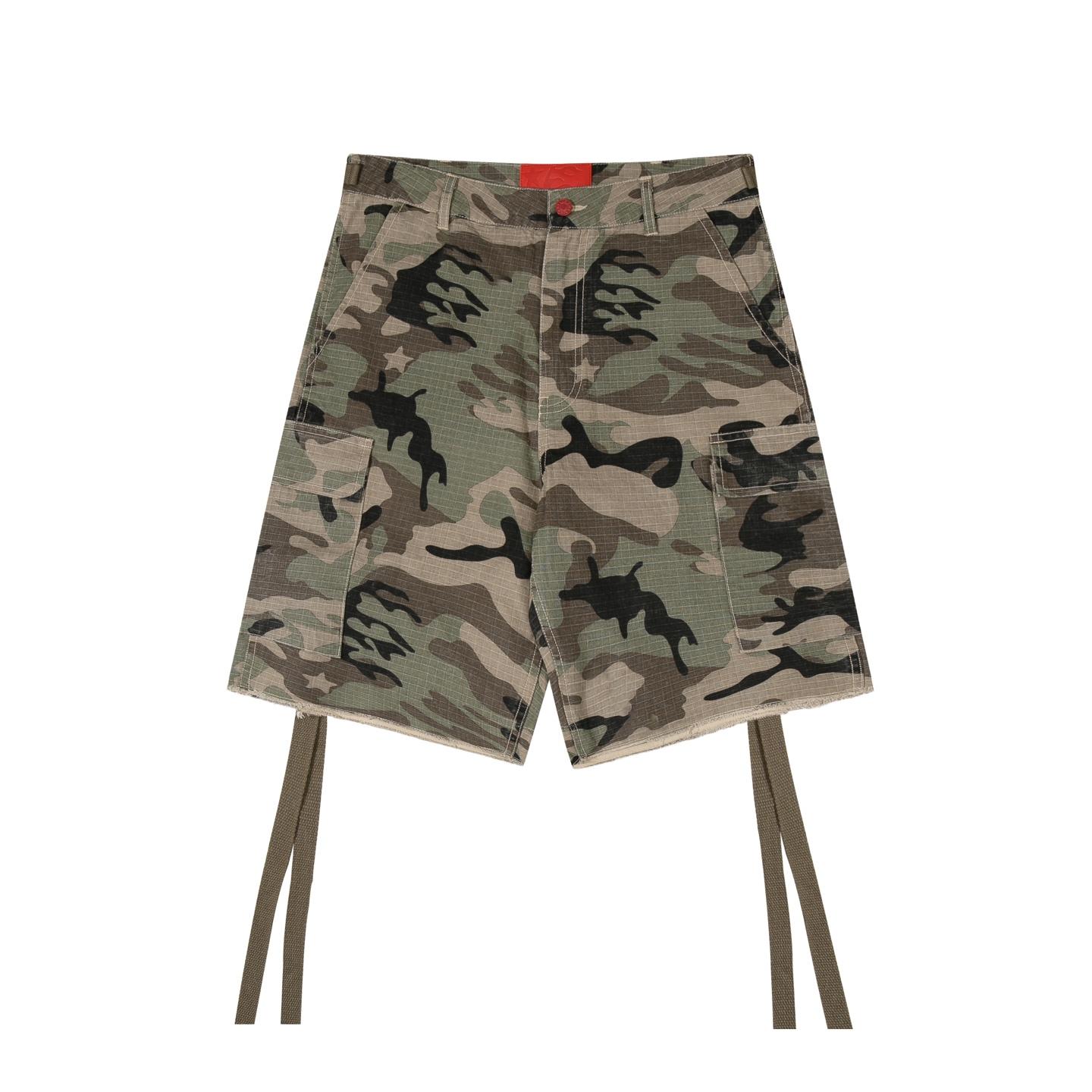 Hellstar Cargo Shorts Camo  - PerfectKickZ