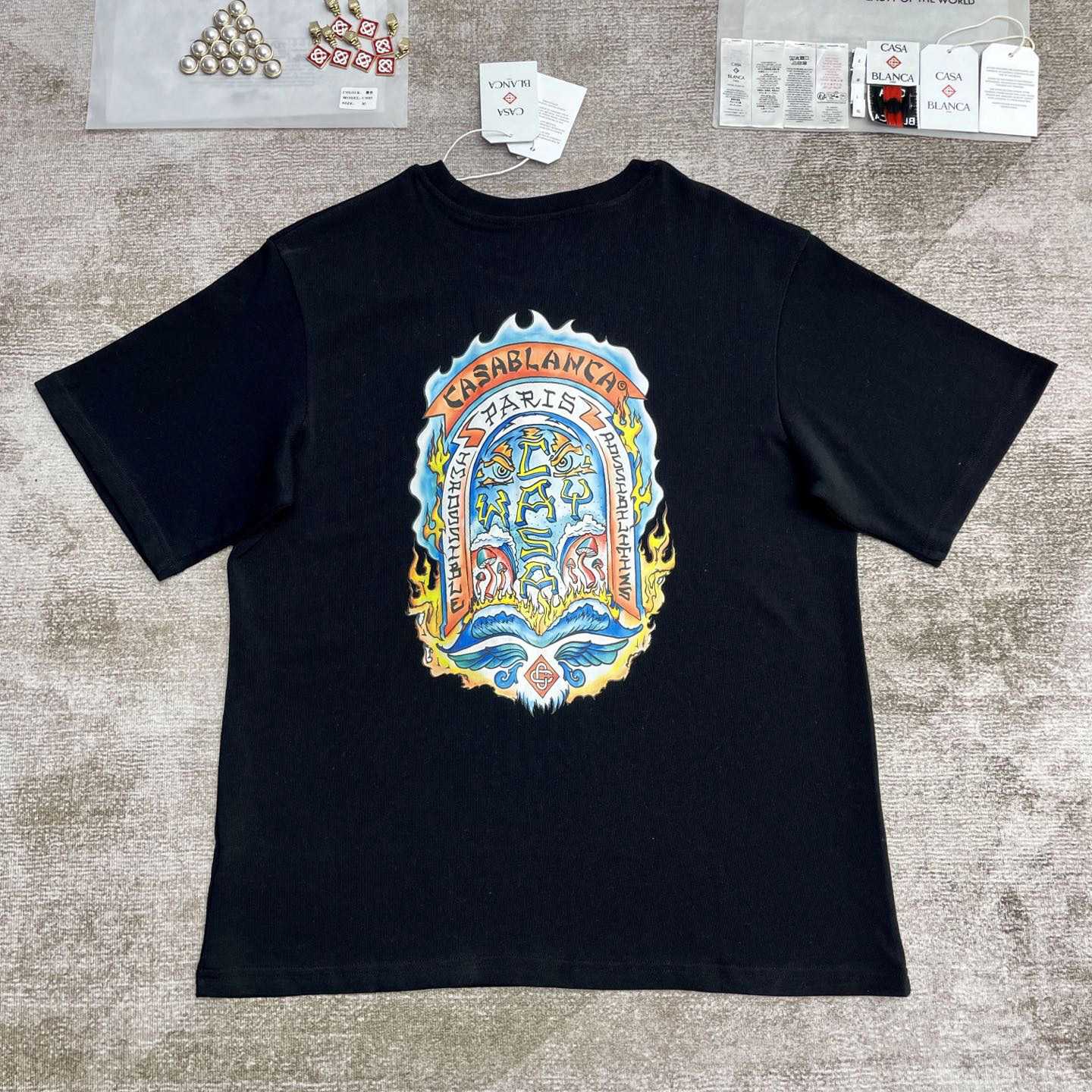 Casablanca Casa Way Skate Printed T-shirt   C984 - PerfectKickZ