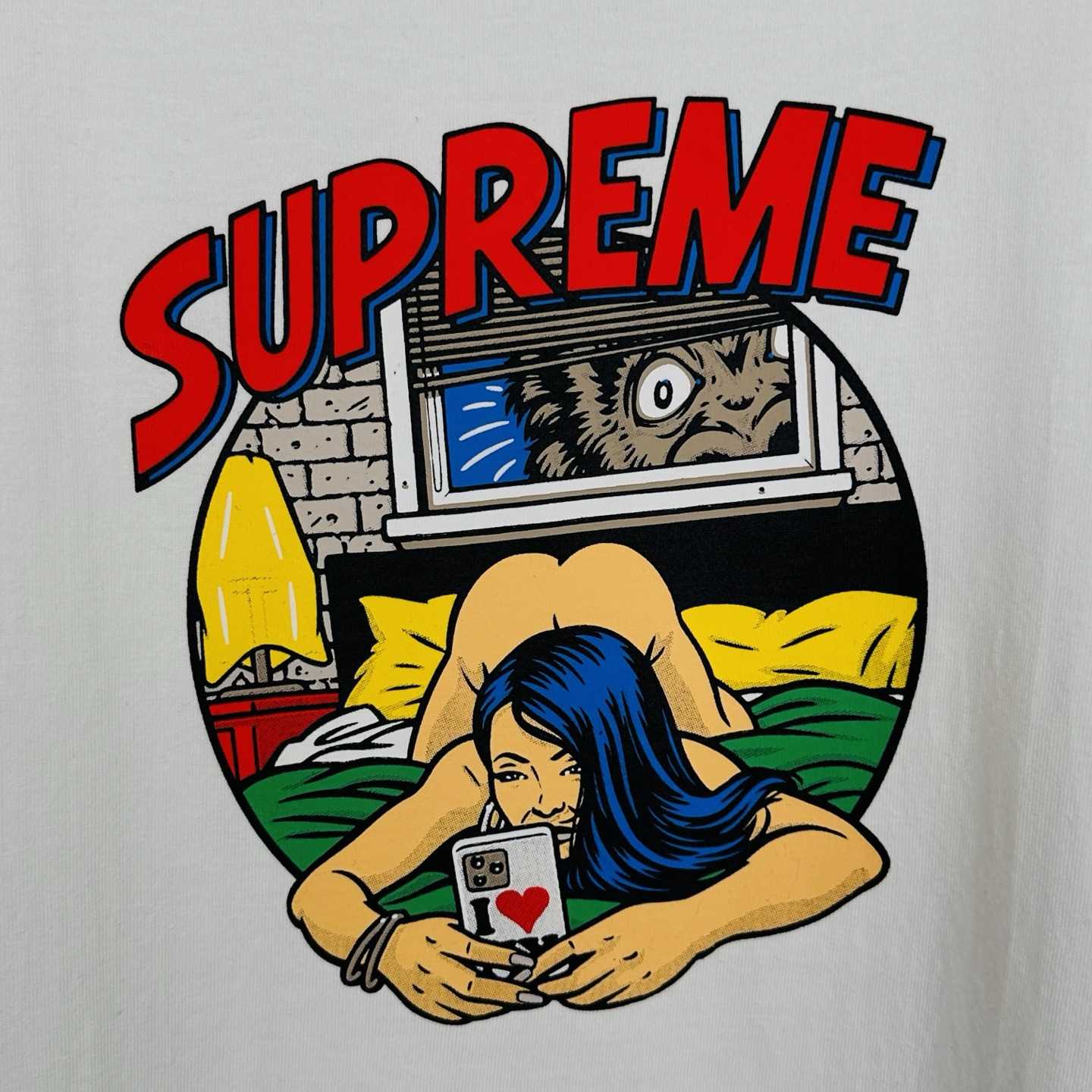 Supreme Bedroom Tee 'White' - PerfectKickZ