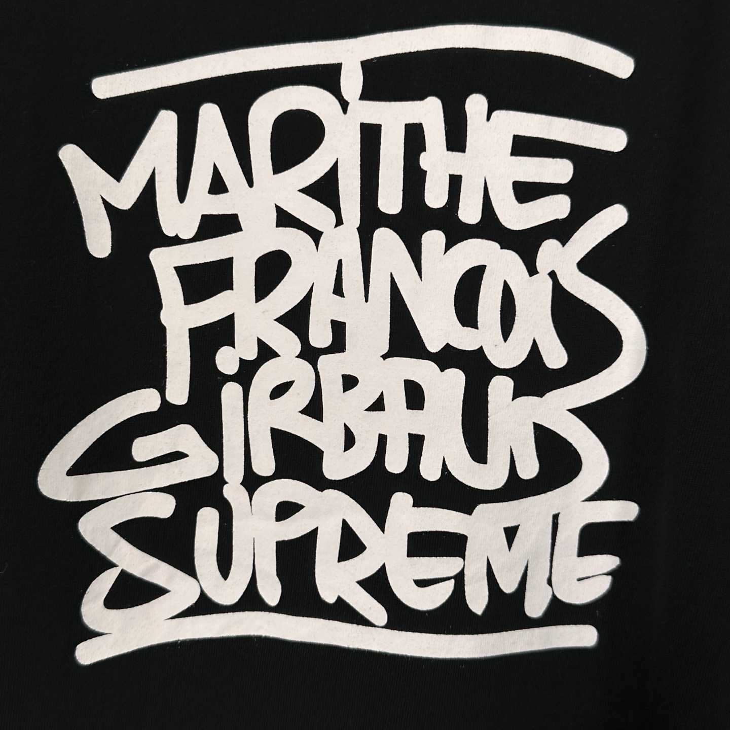 Supreme x Martithé + François Girbaud Tee 'Black' - PerfectKickZ