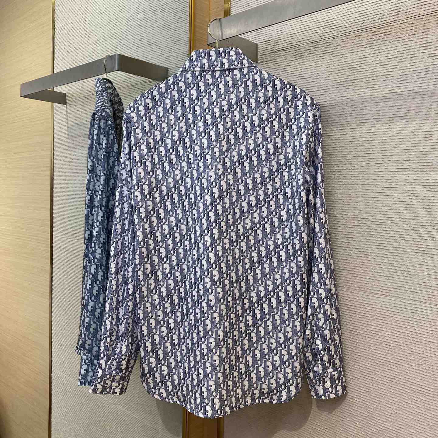 Dior Dior Oblique Long-Sleeved Shirt  - PerfectKickZ