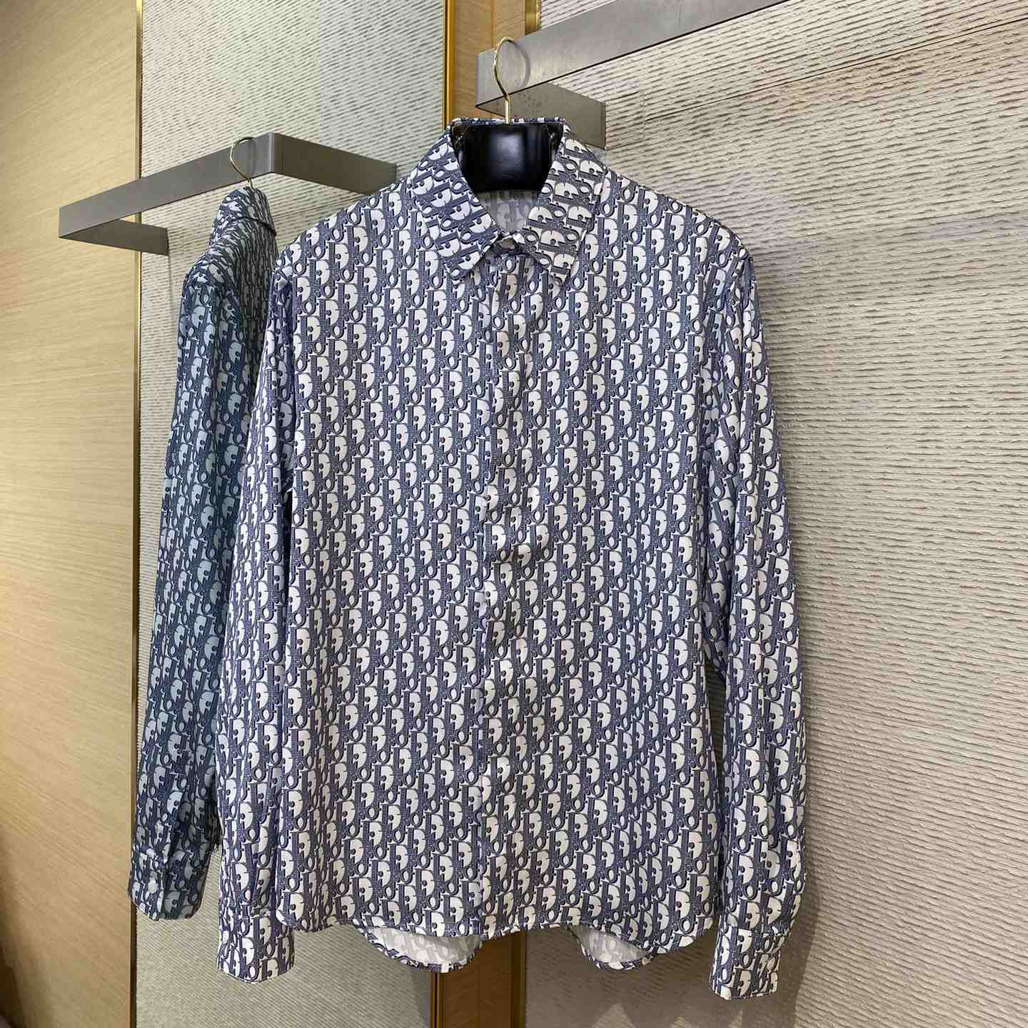 Dior Dior Oblique Long-Sleeved Shirt  - PerfectKickZ