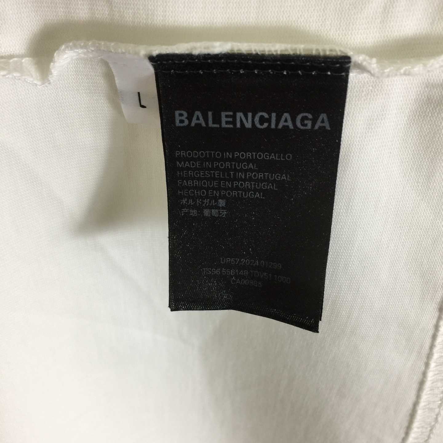 Balenciaga Cotton T-Shirt Medium Fit - PerfectKickZ