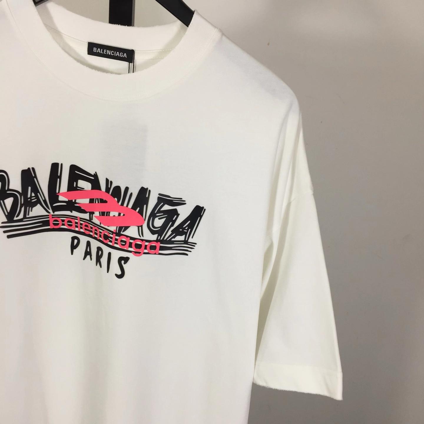 Balenciaga Cotton T-Shirt Medium Fit - PerfectKickZ