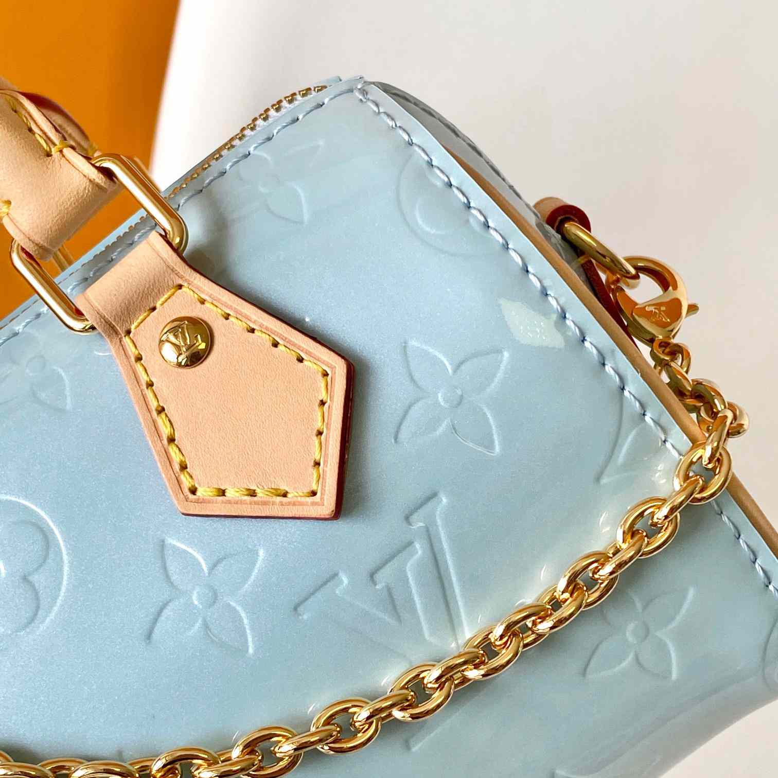 Louis Vuitton Nano Speedy Monogram Vernis Leather  16x10x7.5cm  M83000 - PerfectKickZ