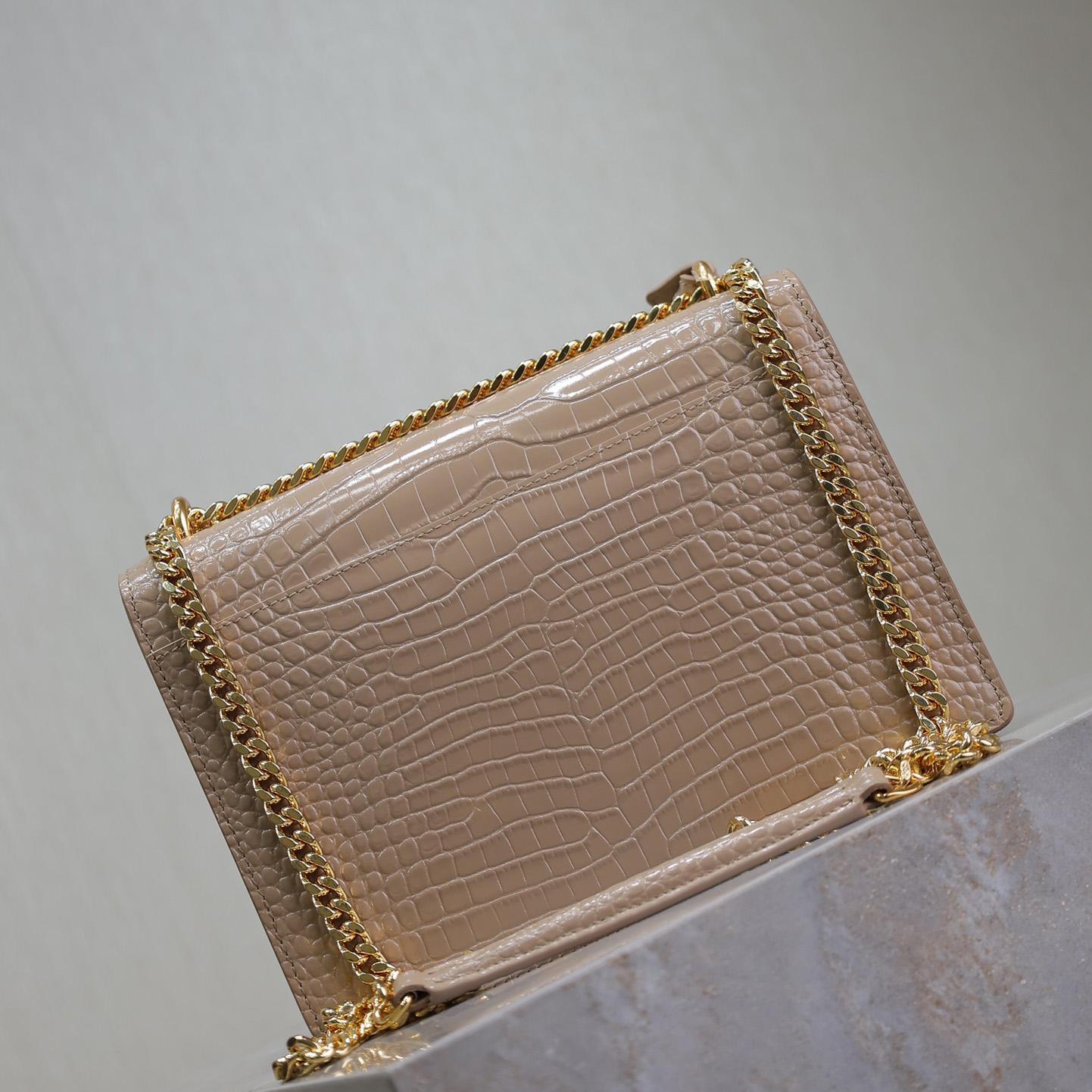 Saint Laurent Women Sunset Medium Leather Shoulder Bag （22x8x16 cm） - PerfectKickZ