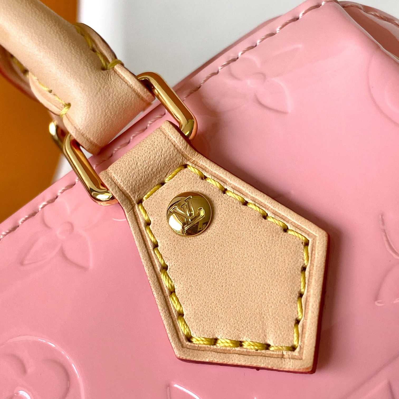 Louis Vuitton Nano Speedy Monogram Vernis Leather  16x10x7.5cm  M81879 - PerfectKickZ