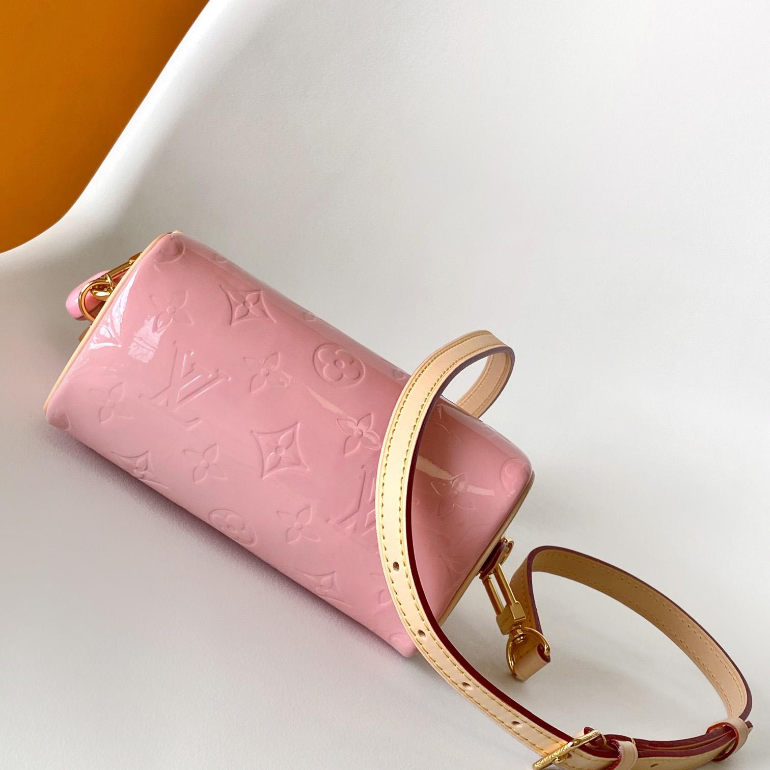 Louis Vuitton Nano Speedy Monogram Vernis Leather  16x10x7.5cm  M81879 - PerfectKickZ
