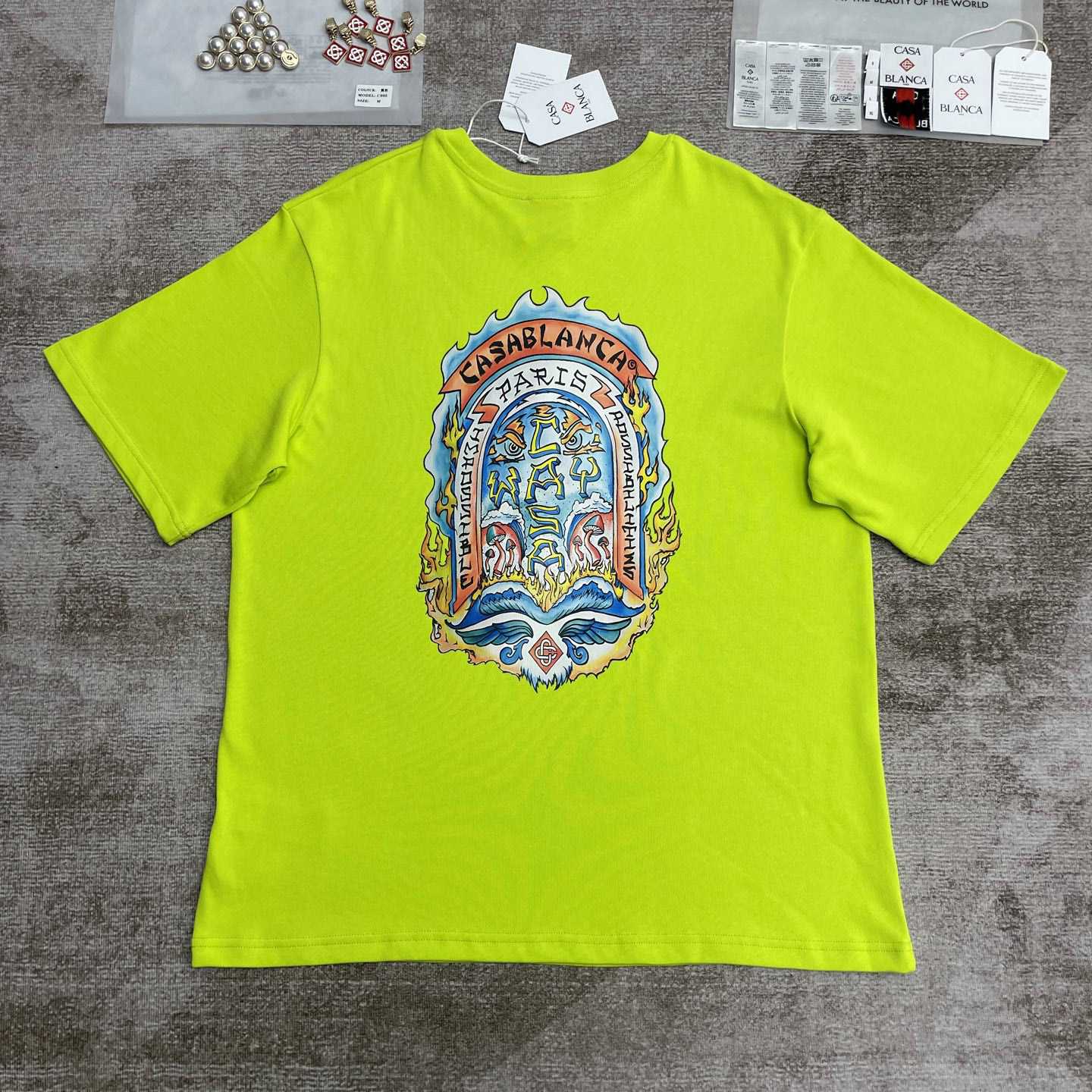 Casablanca Casa Way Skate Printed T-shirt   C980 - PerfectKickZ