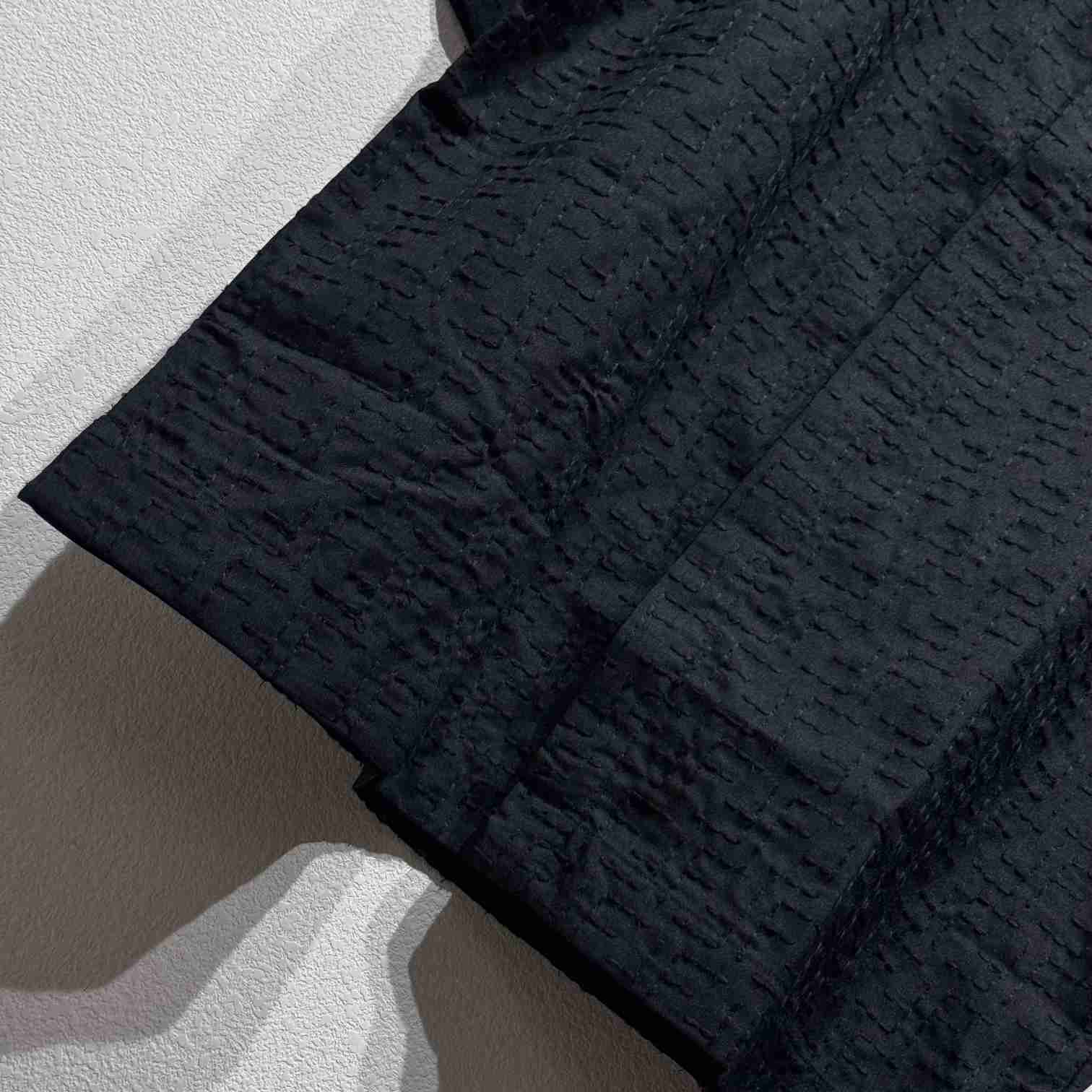 Fendi Black Linen FF Jacquard Shirt - PerfectKickZ