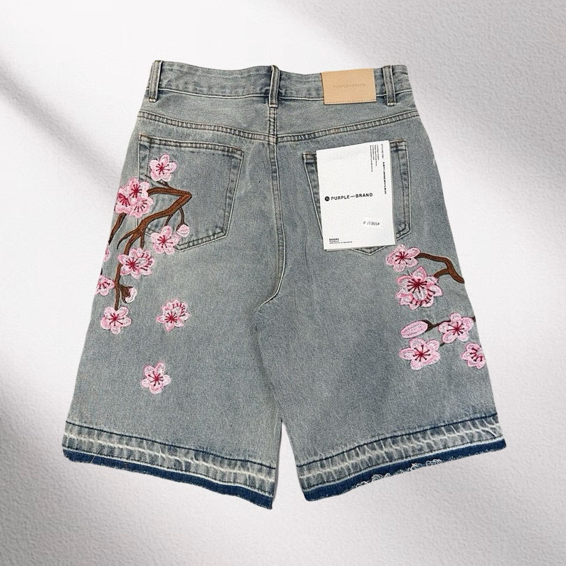 Purple-Brand Denim Shorts    1365 - PerfectKickZ
